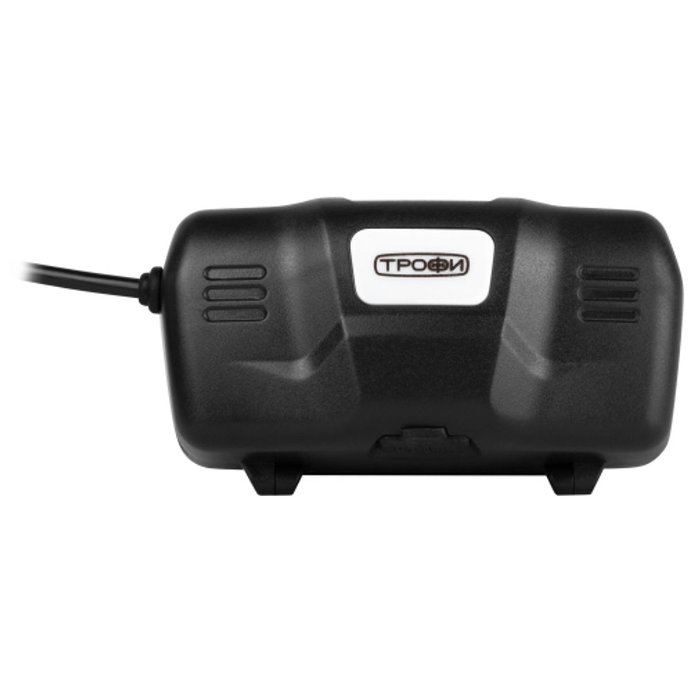 Фонарь налобный светодиодный Трофи GA-106 аккумуляторный 4 режима трехламповый High Power Headla