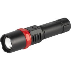 Светодиодный фонарь Трофи UA-102 ручной аккумуляторный 5 Вт оптический Zoom 3 режима, дисплей