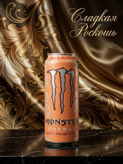 Энергетический Напиток Monster Peachy Keen без сахара