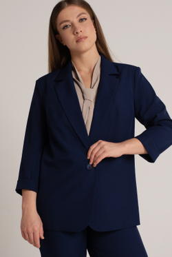 Жакет женский 3881зпб, темно-синий #100ТС043881зпб