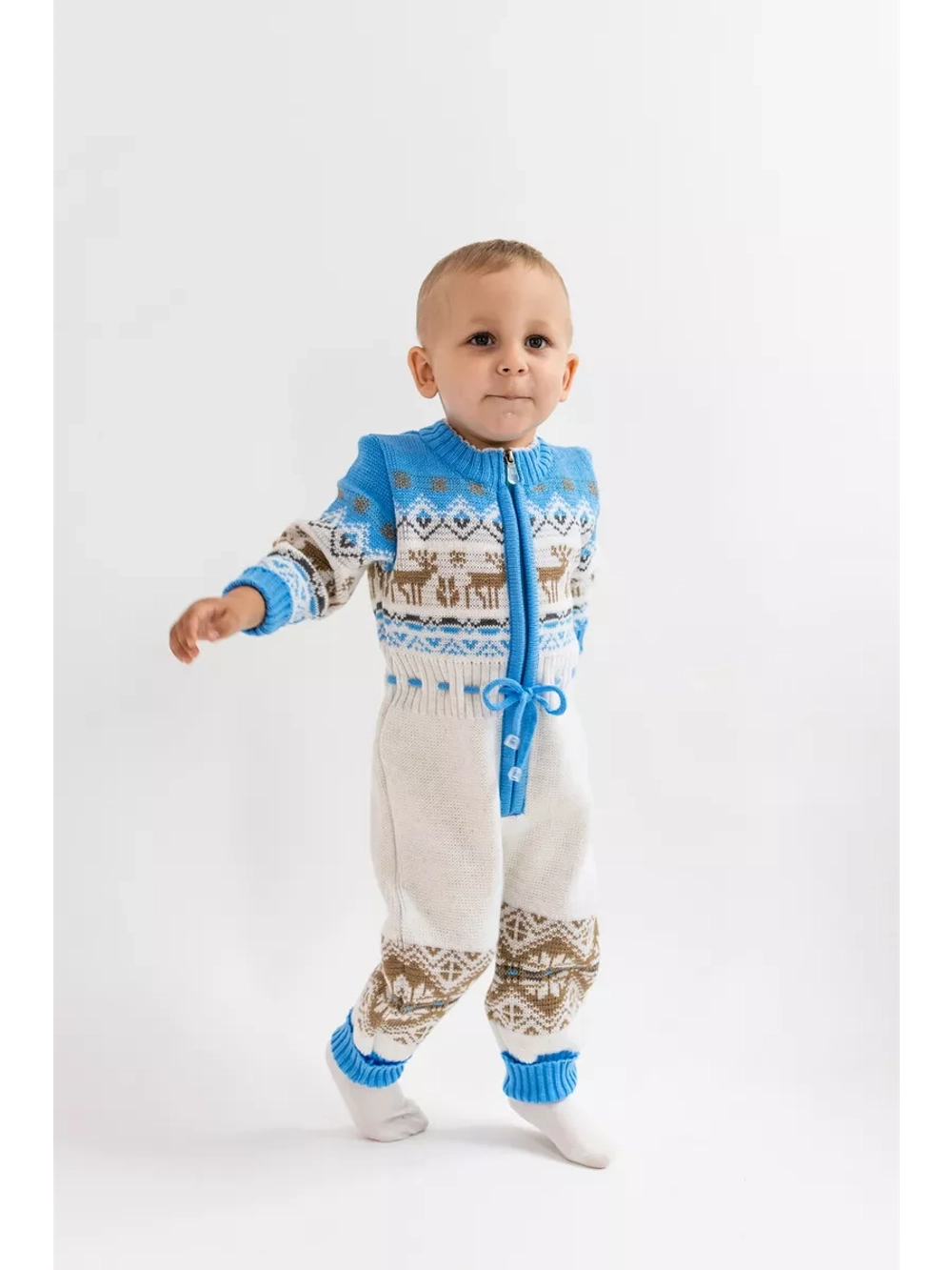 Комбинезон вязаный