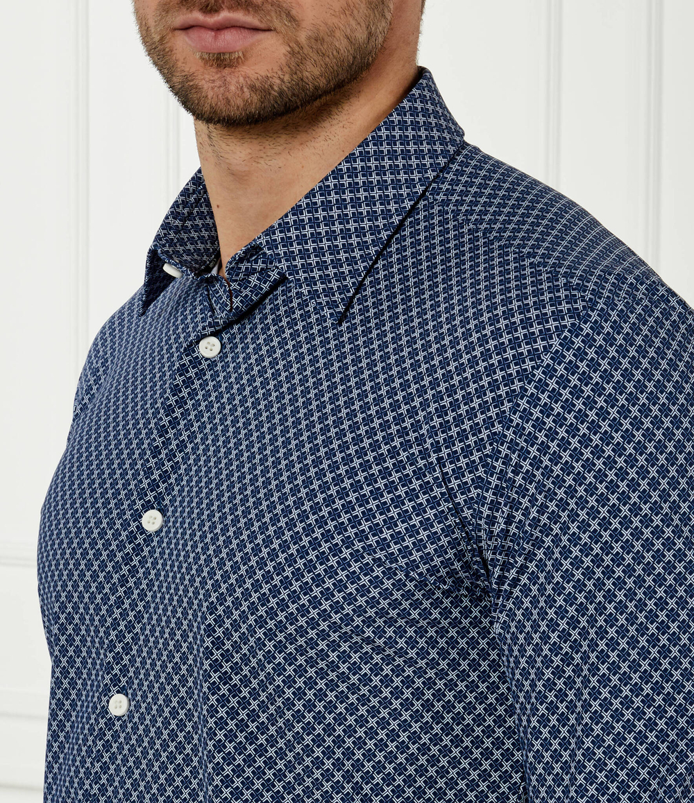 Рубашка P-ROAN-kent-C1-233 BOSS BLACK - темно-синий(50527532)