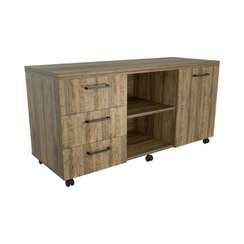 Тумба сервисная левая ПРЕЗИДЕНТ-PRO BLACK ПР402 1200х450х600