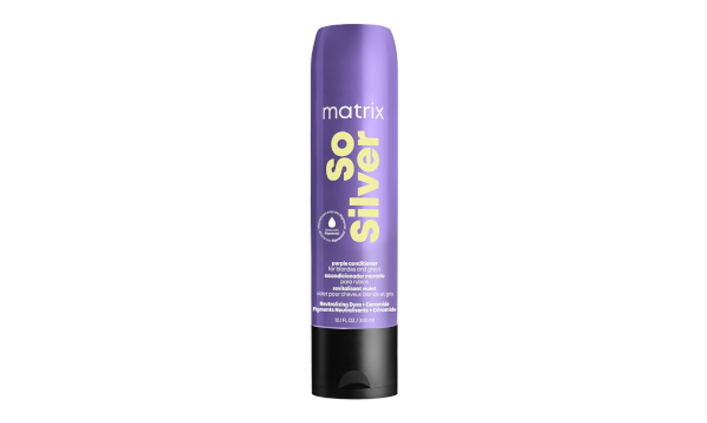 Matrix Total Results Кондиционер для волос So Silver, Фиолетовый кондиционер для нейтрализации желтизны, 300 мл