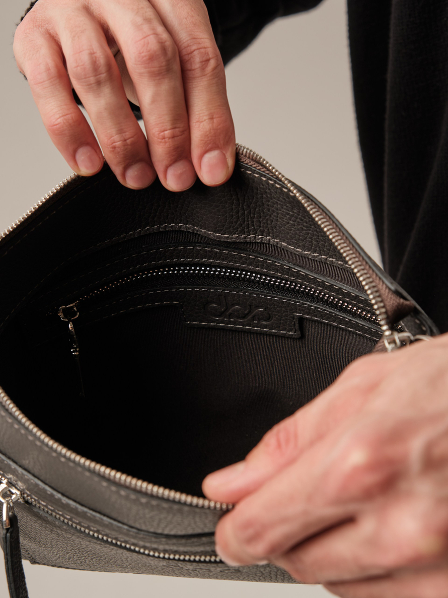 Мужская сумка кроссбоди DBR 7131 мышиный