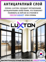 Пленка солнцезащитная зеркальная спаттерная SOLAR BRONZE 35 LUXTON, рулон