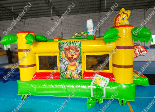 Коммерческий надувной батут "Сафари-экскурсия" 3.5*3.5*2,8 м