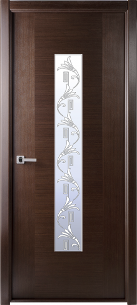 Дверь Классика Люкс / Цвет Венге / Мателюкс белый / Двери Belwooddoors