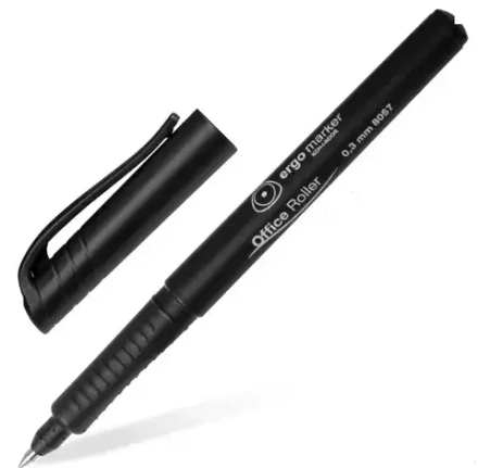 Ручка-роллер KOH-I-NOOR  ЧЕРНАЯ трехгранная 0,3 мм