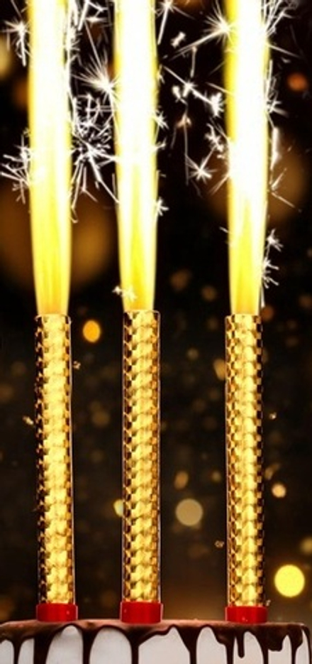 Свеча-фейерверк 18см, 1шт