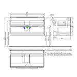 Тумба с умывальником IDDIS Cloud X, подвесная, 100 см, белый, CLX10W0i95K