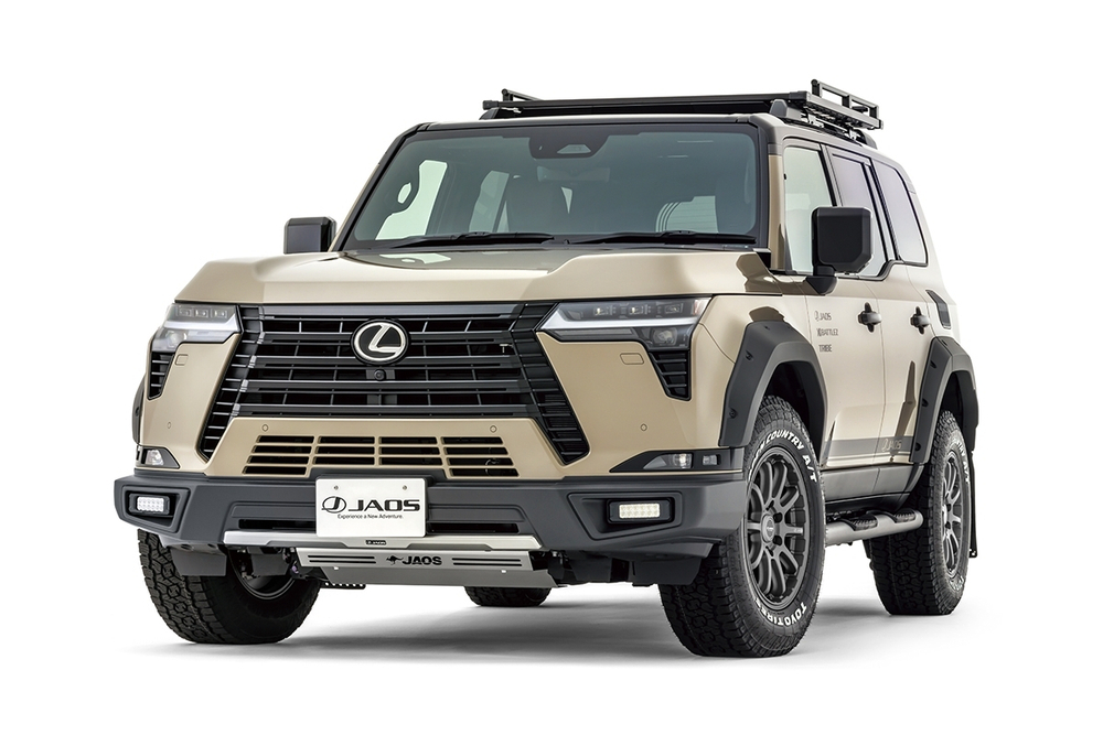 Защита переднего бампера JAOS на Lexus GX 550 GX550 2024