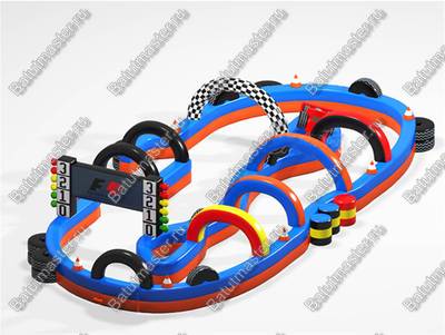 Надувная трасса "Гран-При", 21*12*4 м