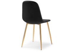 Стул на металлокаркасе Dabl black / gold