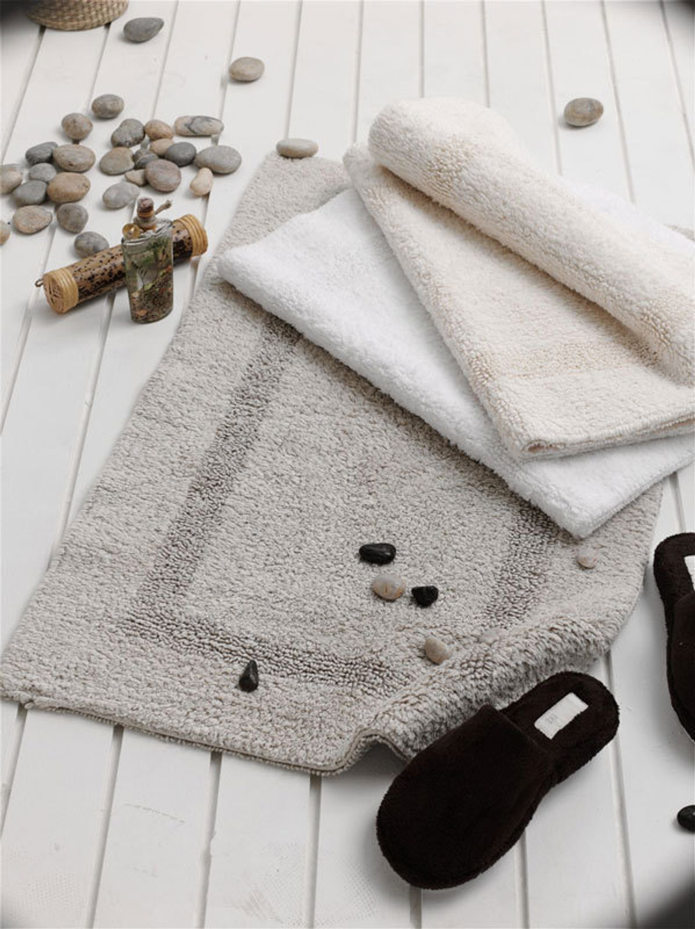 Коврик для ванной 55x90 Casual Avenue Newcastle слоновой кости вид