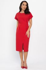 Платье с карманами Утренняя роса (красное) П14372-16М LT Collection