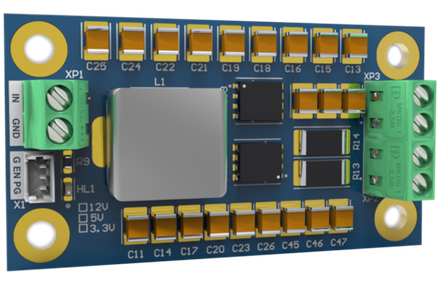 Модуль понижающего преобразователя напряжения 12В