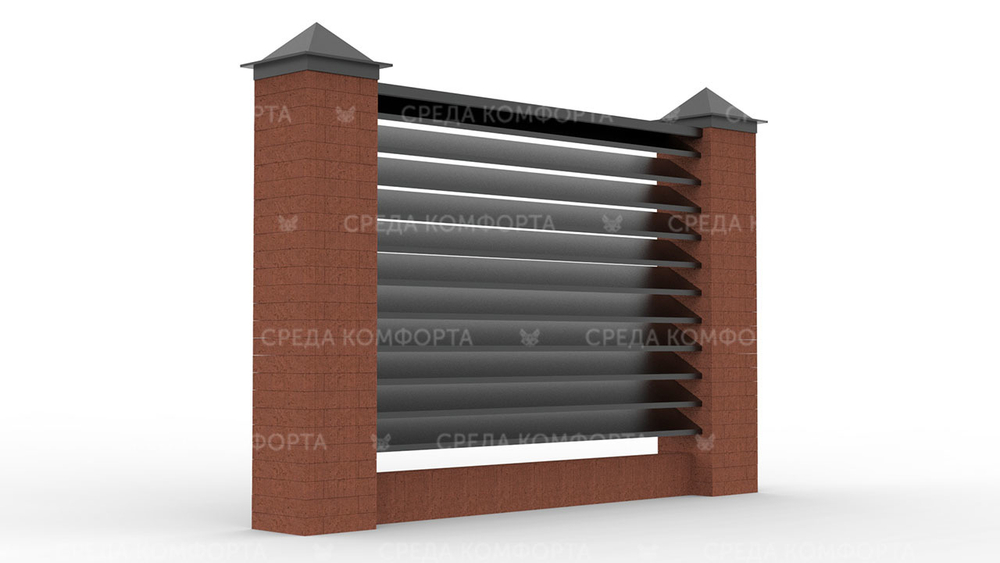 Забор жалюзи ZBR0117