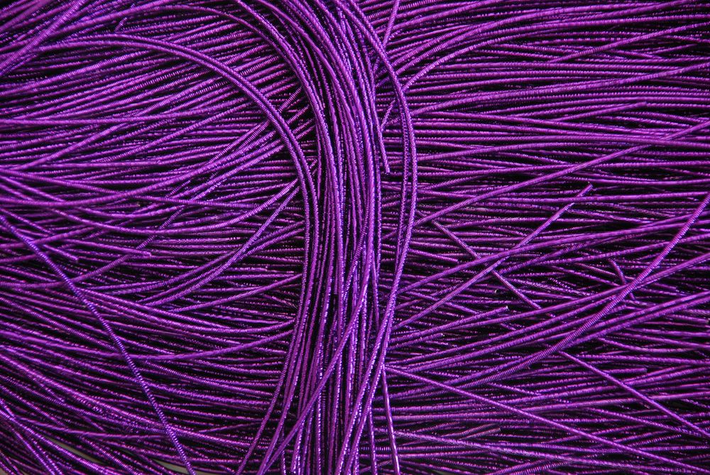 Упругая канитель фиолетовый 1,1мм