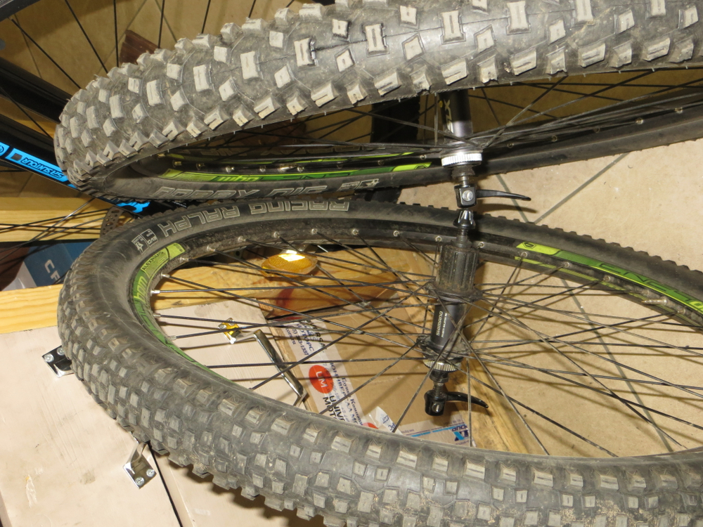 Комплект колес переднее заднее 26" втулки Shimano SLX