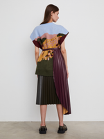 Баска Pleatst Bordo