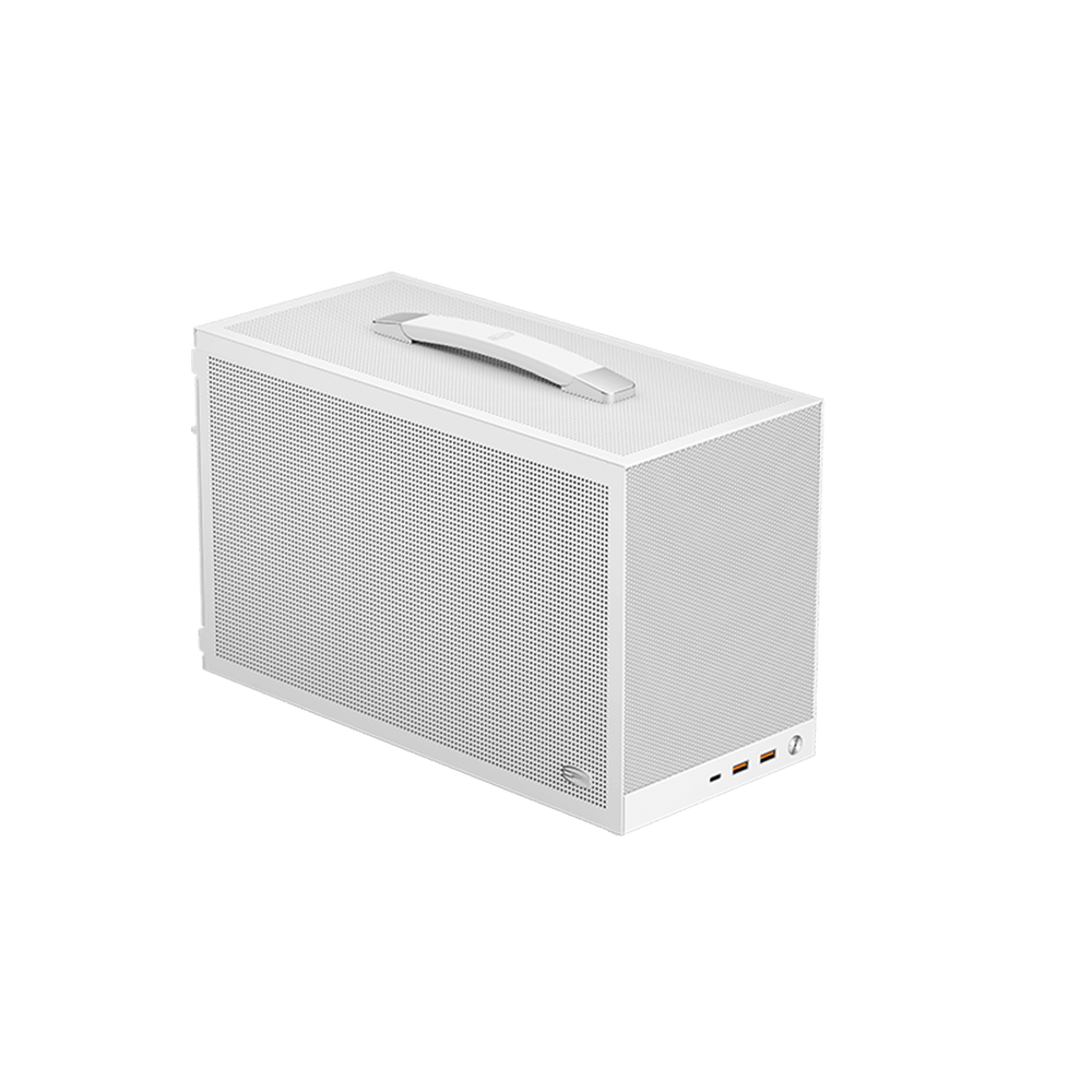 Корпус PCCooler K101 MESH WH 3F ITX 2xUSB3.0, 1xUSB-C, 3xFans, 1x3.5", 4x2.5" White