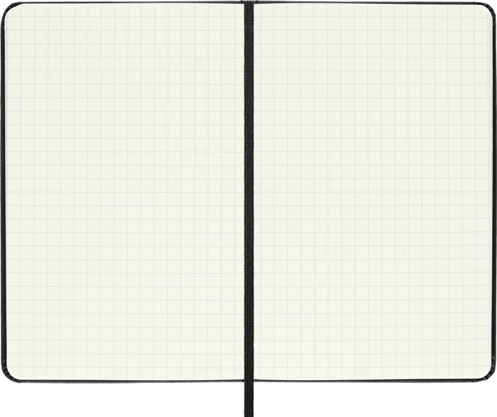 Блокнот Moleskine Classic (MM712) 9x14 cм 192стр. в клетку, твердая обложка, черный