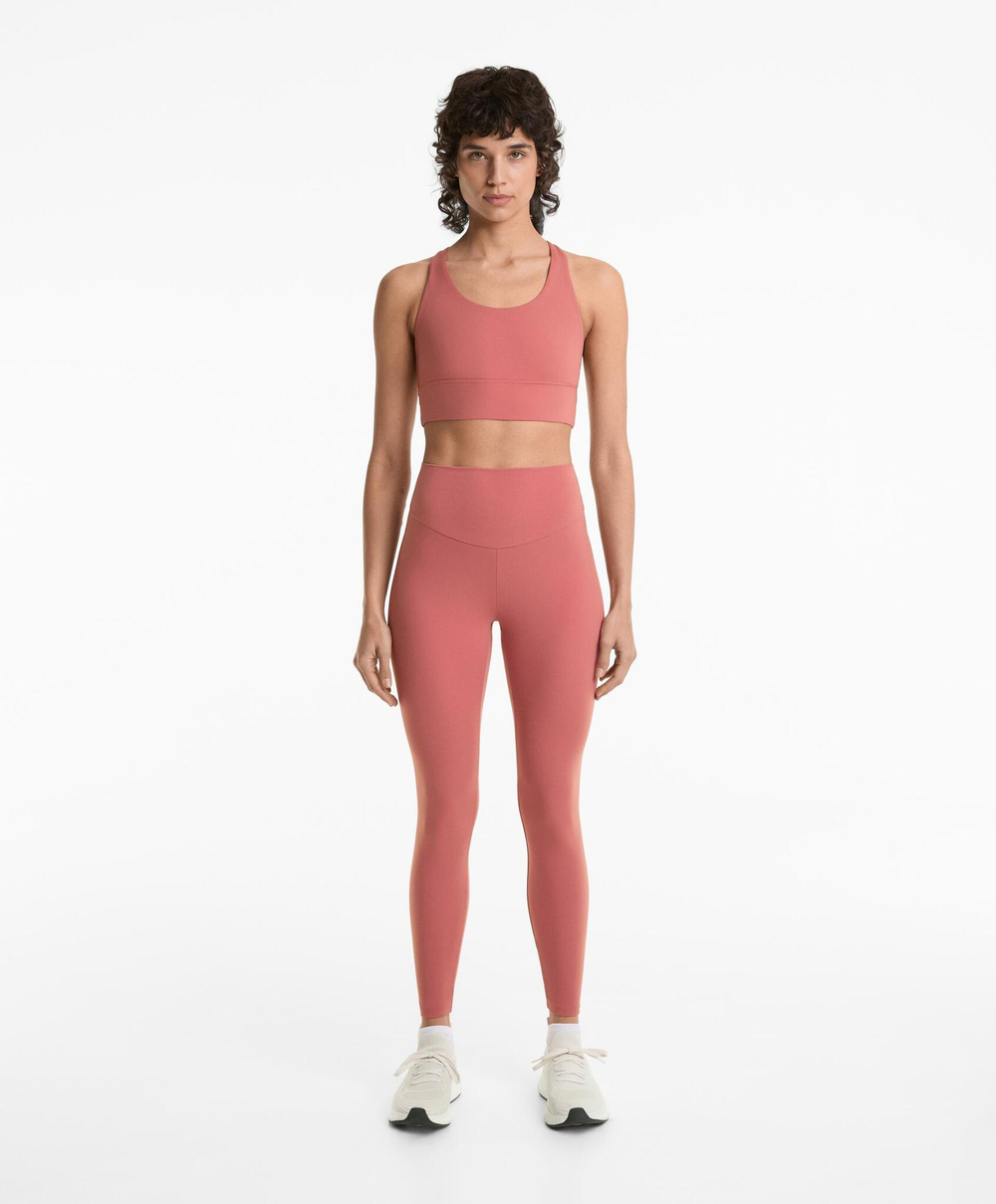 OYSHO Легинсы Comfortlux длиной до щиколотки с высокой посадкой, розоватый