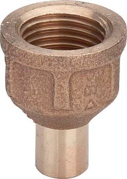 Viega муфта-вставка бронзовая 18х1/2" ВР (94246G фитинги под пайку)