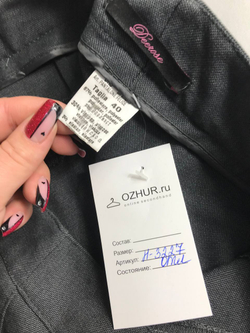 Брюки Deerose стильные, маркировка 40, визуально на 46 размер