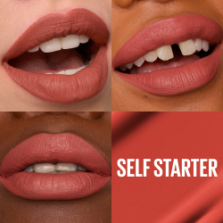 MAYBELLINE NEW YORK SuperStay Matte Ink - Матовая жидкая помада для долговременного эффекта оттенок 130 Self-Starter, 5 ml