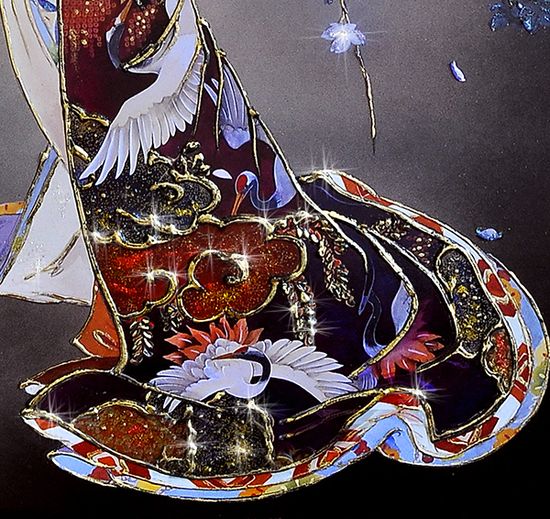 Картина на стекле Йосакура