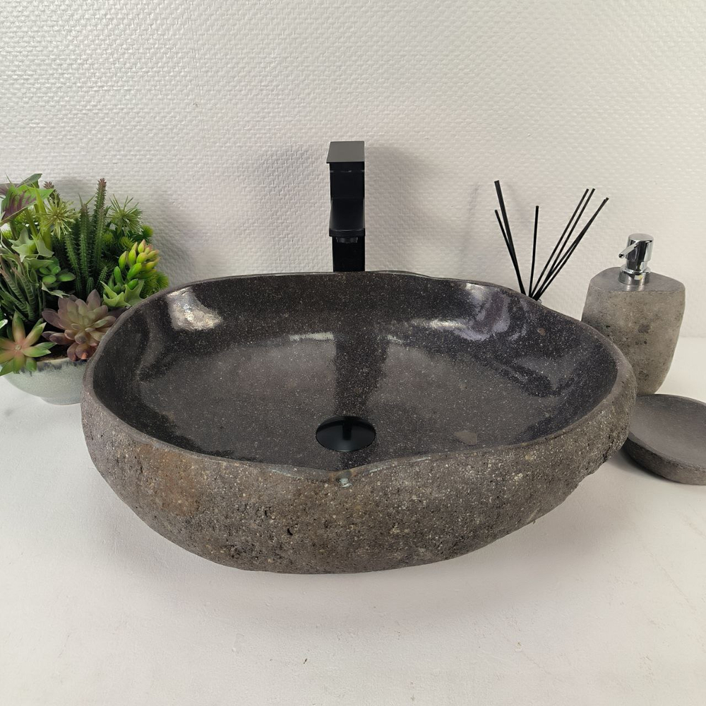 Раковина из речного камня RS-65172 55*43*14 0862