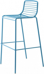 Стул барный металлический Scab Design Summer, голубой