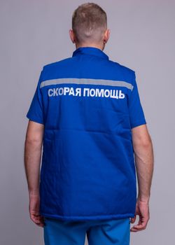 Жилет утепленный мужской Скорая помощь MedicLine