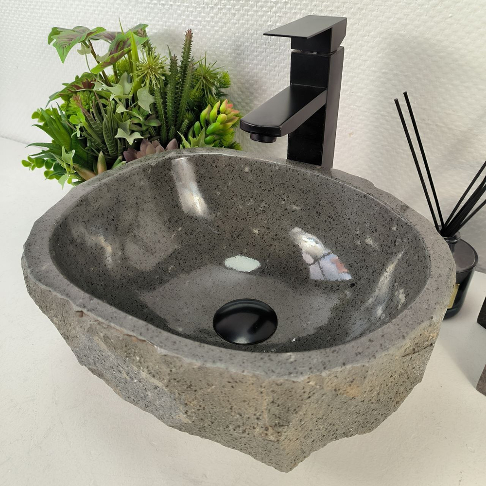 Раковина из андезита Erozy Grey EA-65562 36*31*15 0037