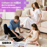 Фотоконструктор QBRIX Original - Пксель-арт, собери свою цветную картину по фото из деталей Lego