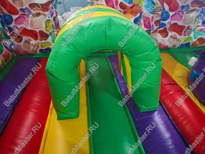 Коммерческий надувной батут Средневековое приключение 2