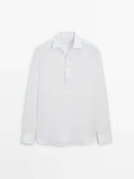 Massimo Dutti Рубашка поло, белый