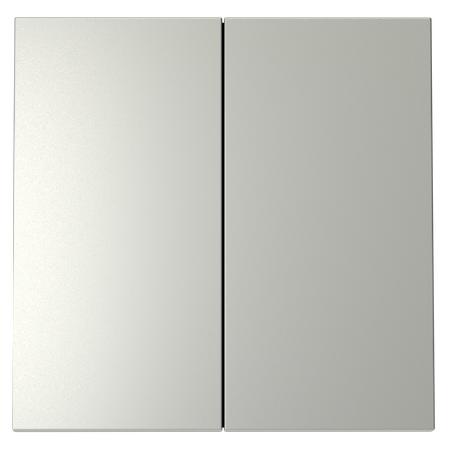 Клавиши для выключателя/переключателя двухклавишного, S70 (сталь)