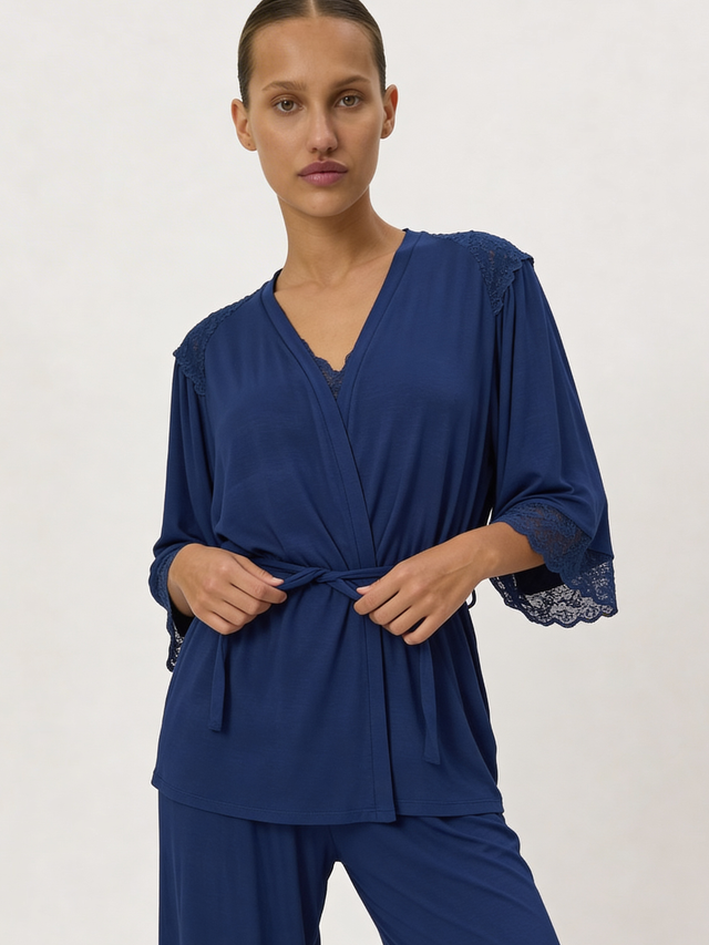 Кимоно из вискозы Сапфир