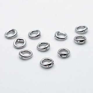 Протектор-кольцо, цвет серебро (родий), размер 5 мм, цена за 1 шт