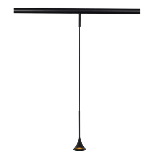 ST688.436.05 Магнитный трековый светильник Черный LED 1*5W 3000K Lm Ra>90  IP20 D70xH225 24V