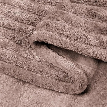 Плед велсофт Какао