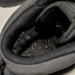 Кроссовки Nike Air Force 1 Mid Black / Grey with Fur