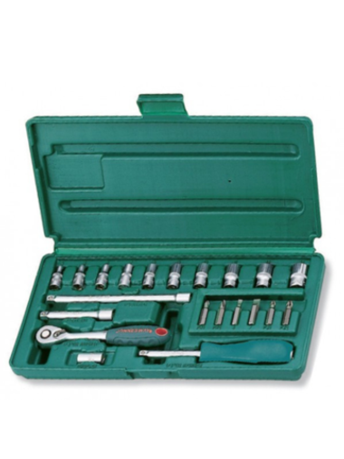 Набор головок торцевых 1/4"DR, 4-13 мм, 21 предмет Jonnesway S04H2721S