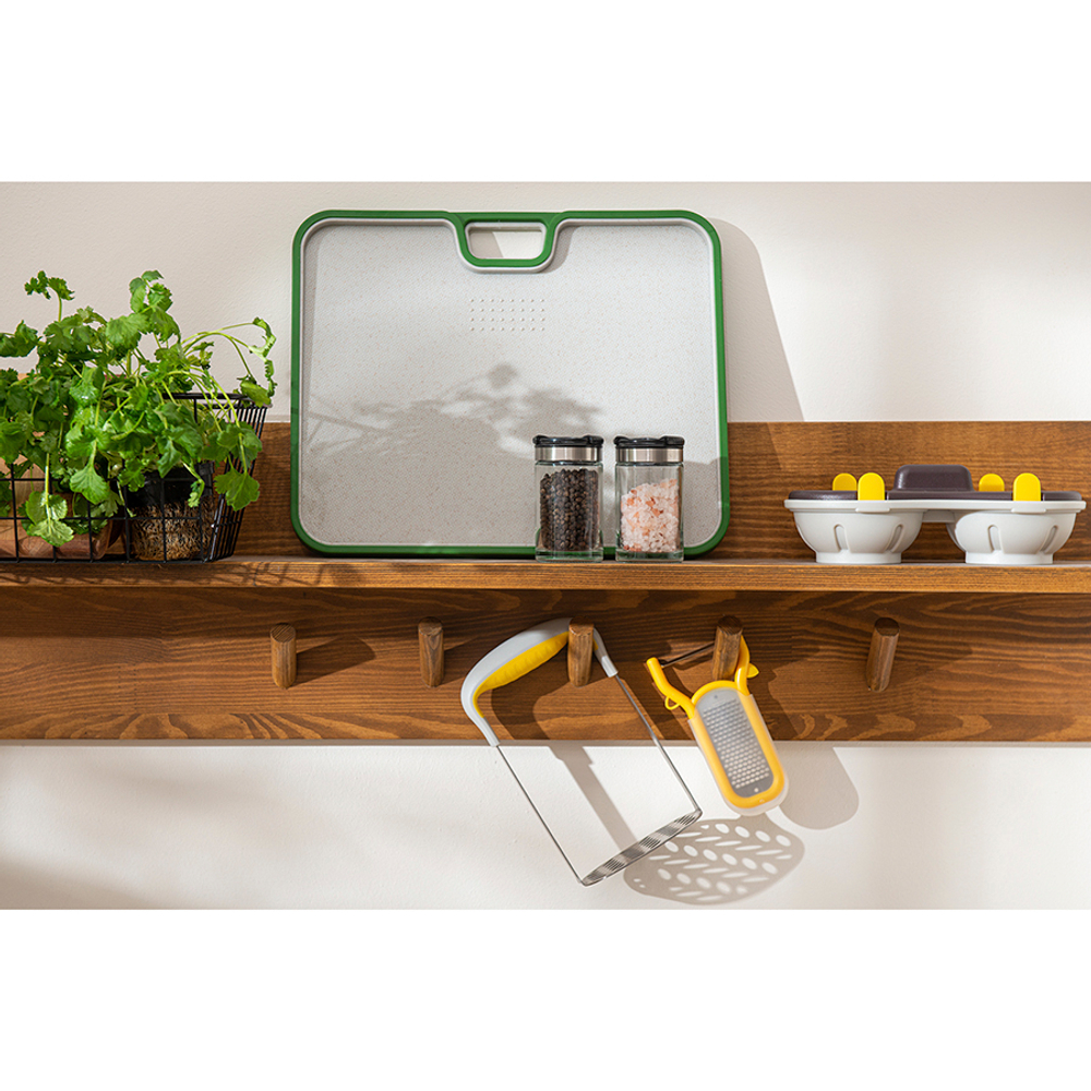 Овощечистка 14см Smart Solutions Vegard 2 в 1 желтая