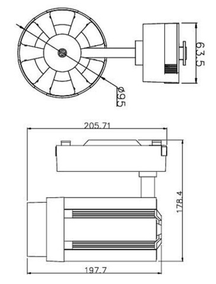 Светильник на штанге Horoz Electric London Zoom HRZ00002468