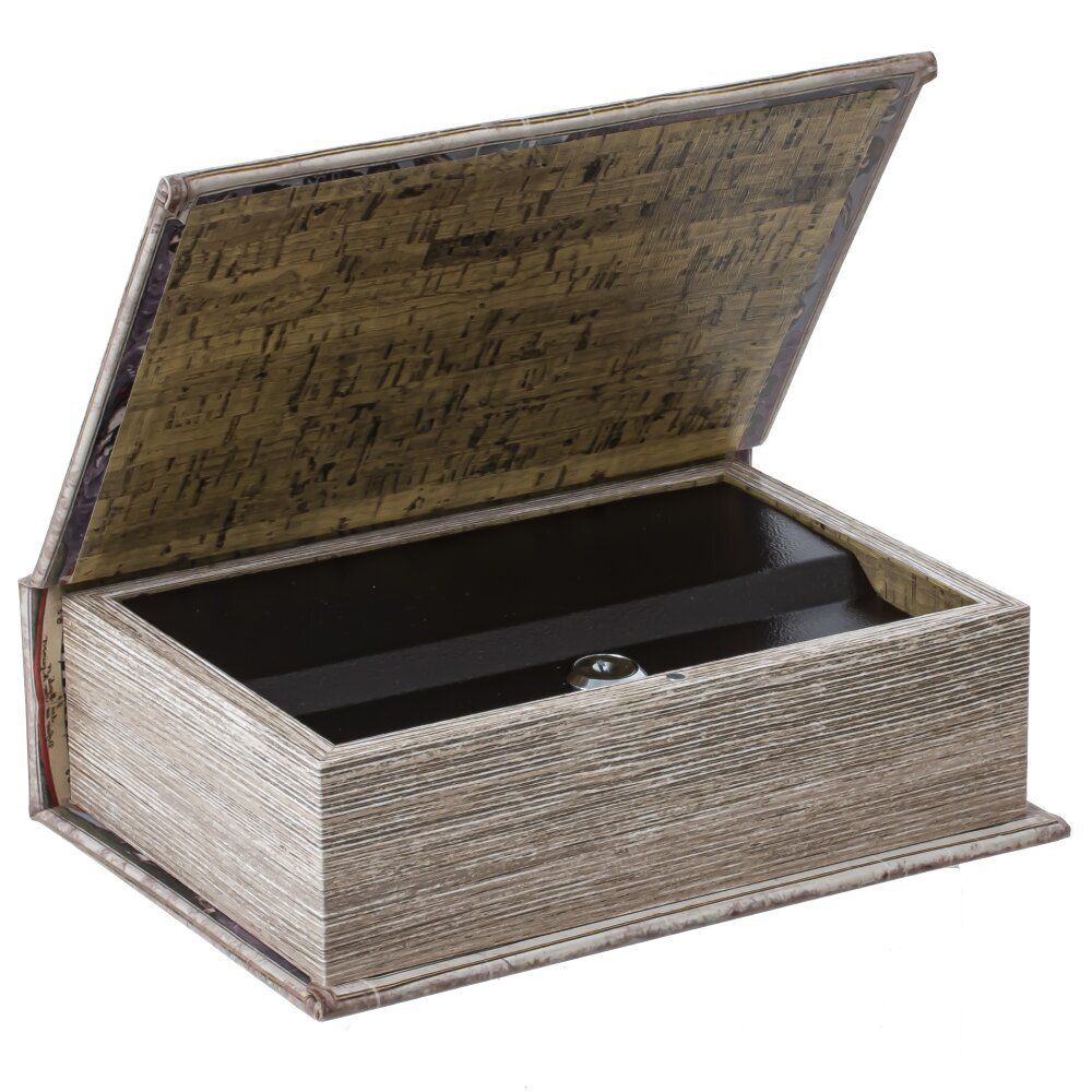 GAEM Шкатулка-книга с замком, L16 W7 H22 см