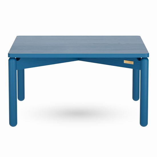 Столик кофейный saga, 75х75 см, синий